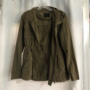 Green army jacket